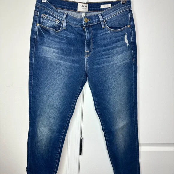 Frame Le Garcon Jeans in Azure